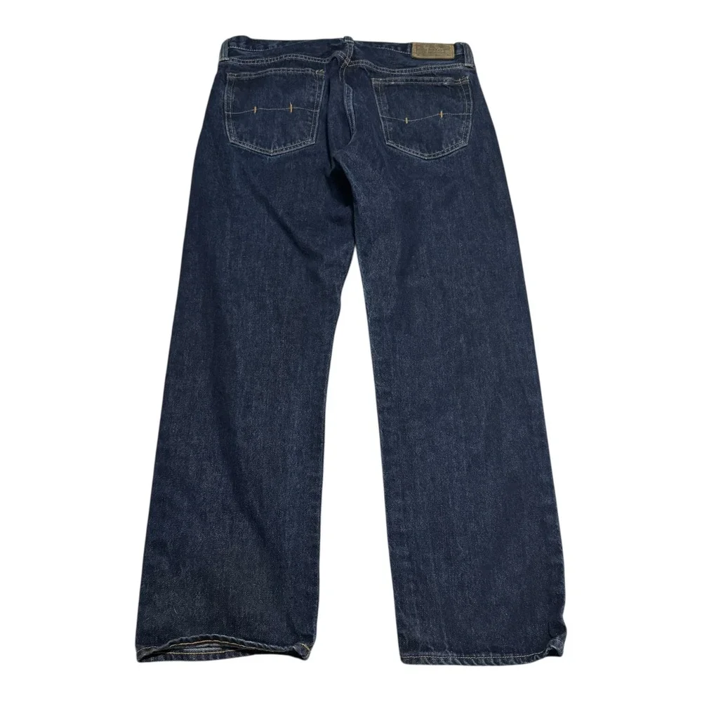 Polo Ralph Lauren Dark Wash Thompson Relaxed Fit Jeans Men's‎ 34x30 100% Cotton